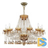 Подвесная люстра Bohemia Ivele Crystal 5413/12/300 G Amber/M-1F K721