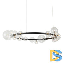 Подвесной светильник Delight Collection Art Deco Bubble KM1294P-24 black/clear