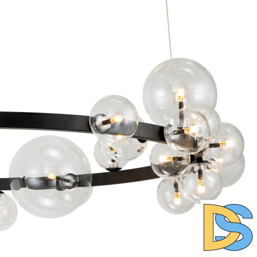 Подвесной светильник Delight Collection Art Deco Bubble KM1294P-24 black/clear
