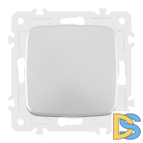 Выключатель одноклавишный Arte Milano 205.30-1.silver