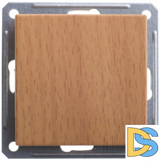 Выключатель 1-клавишный, перекрестный (с трех мест), Бук (пластик), серия Wessen 59, Schneider Electric