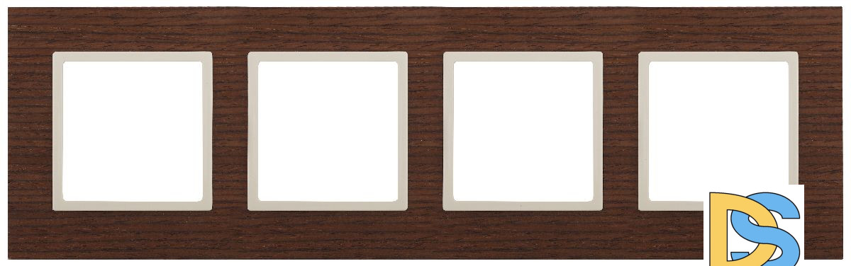 Рамка на 4 поста Эра 14-5304-09 Б0034586