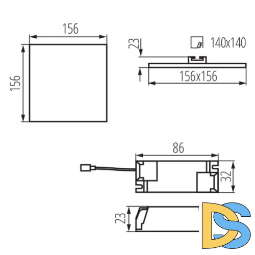 Встраиваемый светильник Kanlux Arel Led DL 14W-NW 29590
