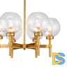 Люстра на штанге Delight Collection Jade KM1106P-6 brass