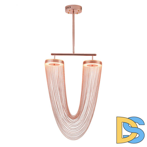 Люстра на штанге Delight Collection Otero 8608P copper