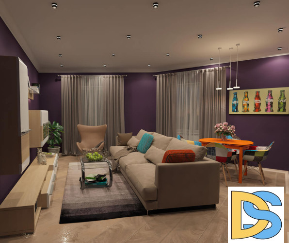 Влагозащищенный светильник Denkirs DK2404-BK