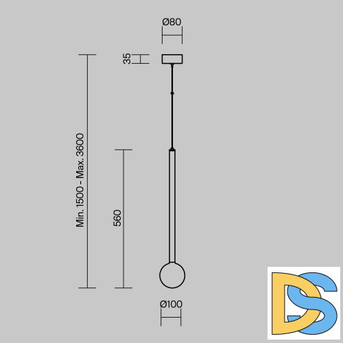 Подвесной светильник Maytoni Bubble dream MOD383PL-L4B3K