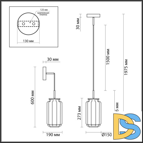 Подвесной светильник Odeon Light Jam 5409/11L