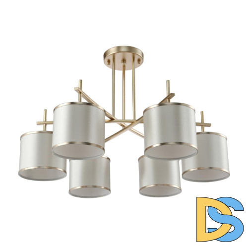Потолочная люстра Crystal Lux Sergio PL6 Gold