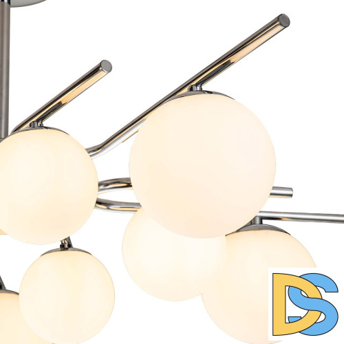 Люстра на штанге Escada Sphere 642/10P Silver