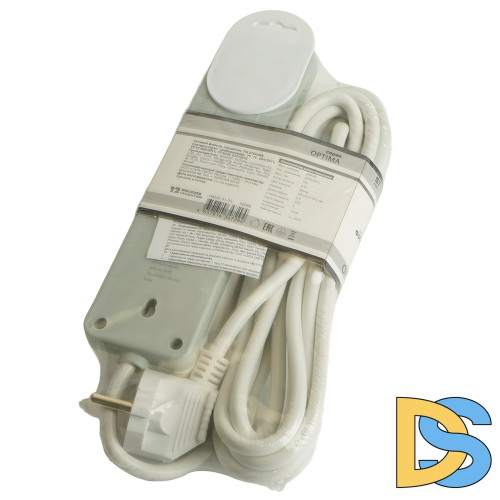 Сетевой фильтр 3-местный с/з Stekker Optima HM20-31-05 50088