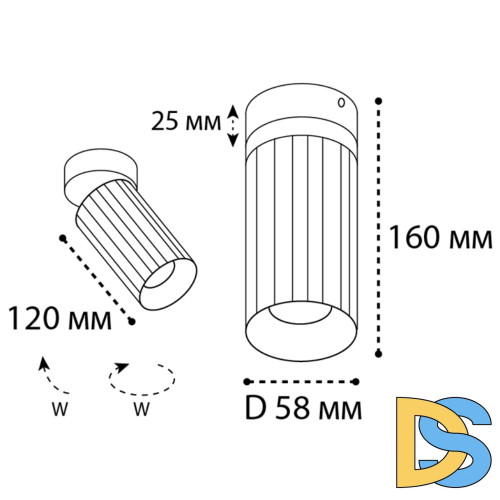 Накладной спот Italline IT08-8011 gold