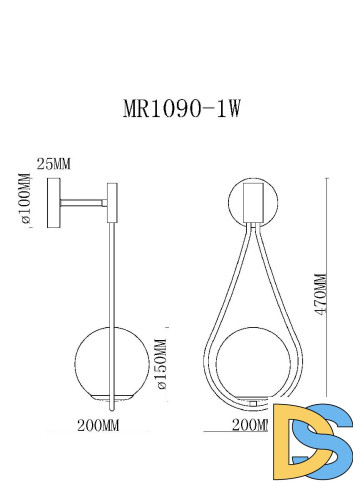 Бра MyFar Florenz MR1090-1W