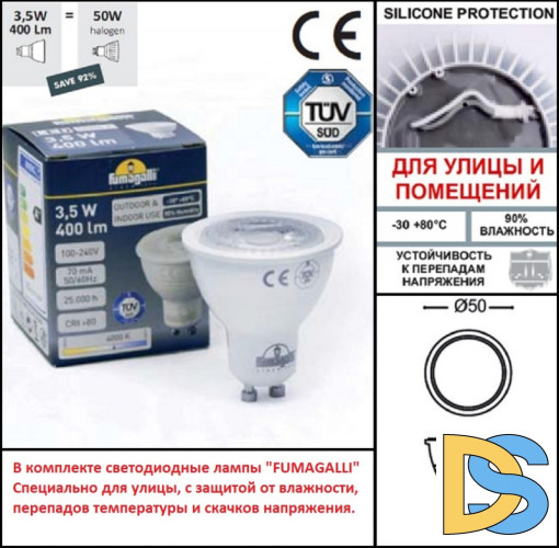 Грунтовый светильник Fumagalli 3A7.001.000.WXU1L