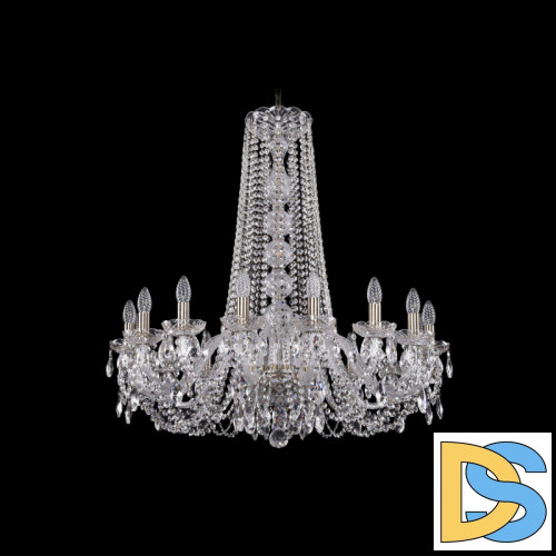 Подвесная люстра Bohemia Ivele Crystal 1402/16/300/h-90 Pa