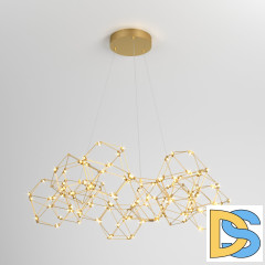 Подвесная люстра Eurosvet Uma 90169/12 медь a061153