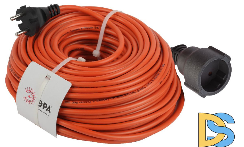 Удлинитель силовой Эра UPx-1-2x1-40m Б0046808