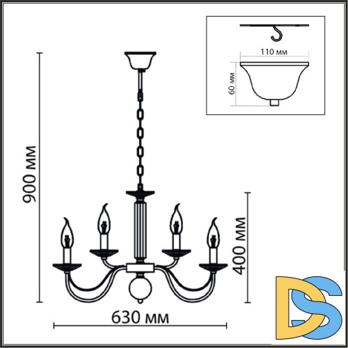 Подвесная люстра Lumion Incanto 8034/10