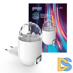 Настенный светильник Gauss с фиксированной проекцией диско DIY0041