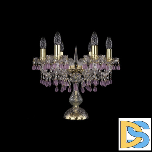 Настольная лампа Bohemia Ivele Crystal 1410L/6/141-39 G V7010