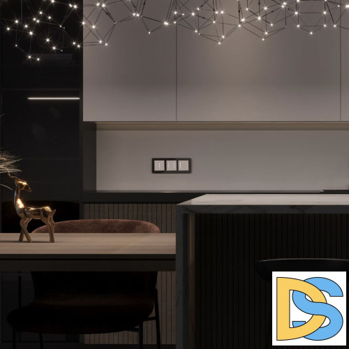 Сенсорный выключатель двухклавишный с подсветкой Werkel 4690389198021 W4522001 a063598