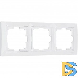 Рамка на 3 поста (белый, basic) W0032001