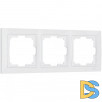 Рамка на 3 поста (белый, basic) W0032001