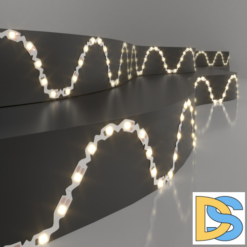 Светодиодная лента Elektrostandard гибкая 12V 6W 60 Led S 2835 P20 теплый белый 4690389166990 a052852