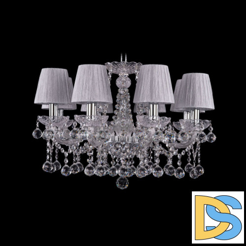 Подвесная люстра Bohemia Ivele Crystal 1413/8/200 Ni Balls SH6