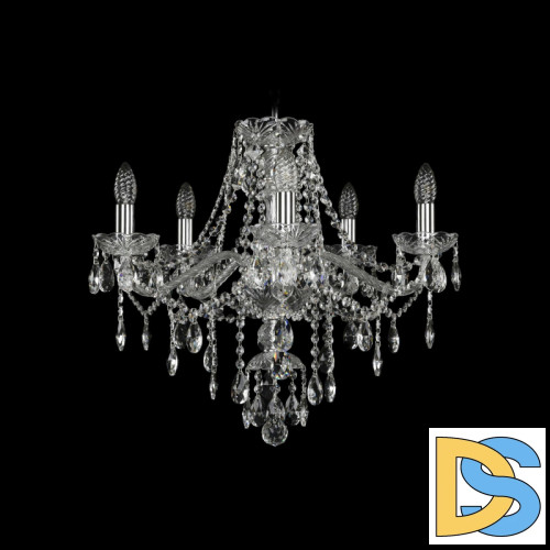 Подвесная люстра Bohemia Ivele Crystal 1415/5/200 Ni