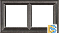 Рамка двухместная Jung EPD482AN