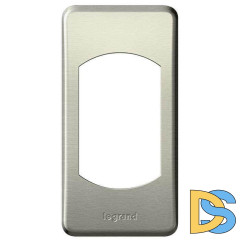 Рамка 1-постовая Legrand Celiane титан 068900
