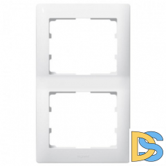 Рамка 2 поста вертикальная Legrand Galea Life - белая