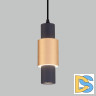 Подвесной светильник Eurosvet Bento 50204/1 LED черный/матовое золото