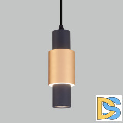 Подвесной светильник Eurosvet Bento 50204/1 LED черный/матовое золото