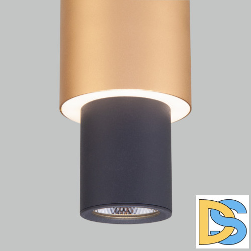 Подвесной светильник Eurosvet Bento 50204/1 LED черный/матовое золото