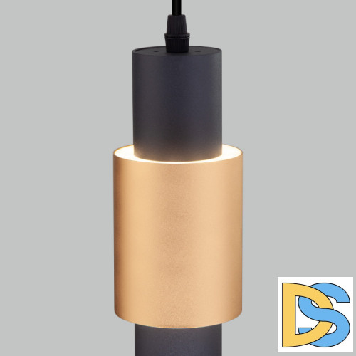 Подвесной светильник Eurosvet Bento 50204/1 LED черный/матовое золото