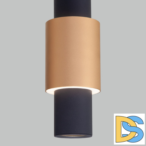 Подвесной светильник Eurosvet Bento 50204/1 LED черный/матовое золото