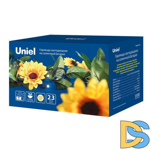 Садовая гирлянда на солнечной батарее Uniel USL-S-138/PT2300 SUNFLOWERS UL-00009377