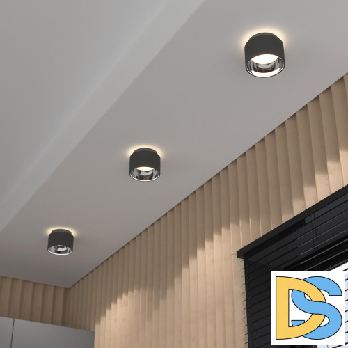 Потолочный светильник Elektrostandard Charlie 1069 GX53 GR графит 4690389167874