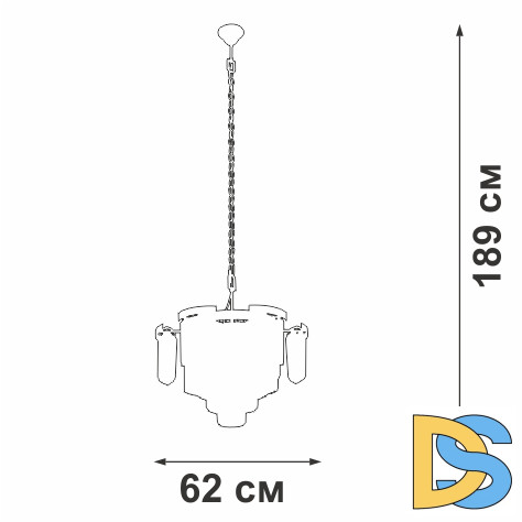 Подвесная люстра Vitaluce V58370-8/13