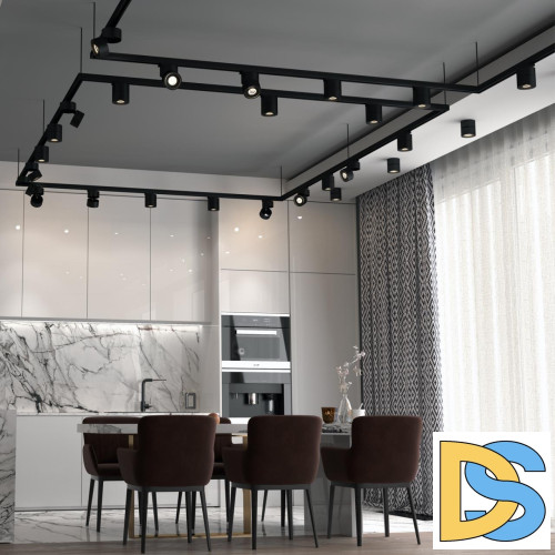 Трековый однофазный светильник Novotech Groda 358777