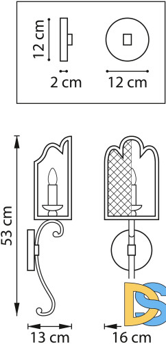 Бра Lightstar Castello 744617