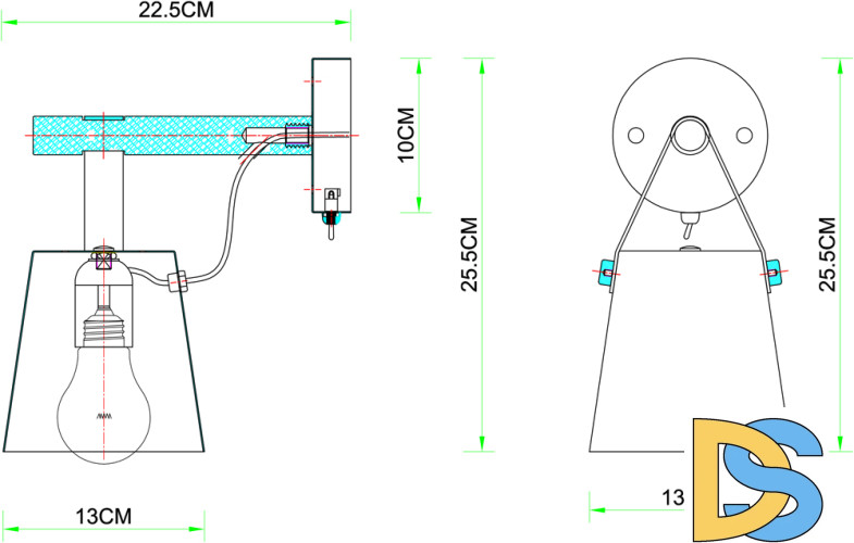 Бра Arte Lamp Thomas A7032AP-1BK