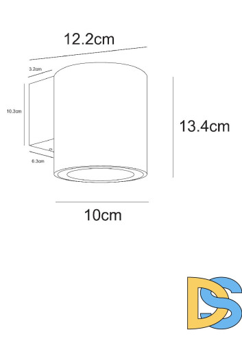 Уличный настенный светильник Arte Lamp Torcular A1813AL-1BK