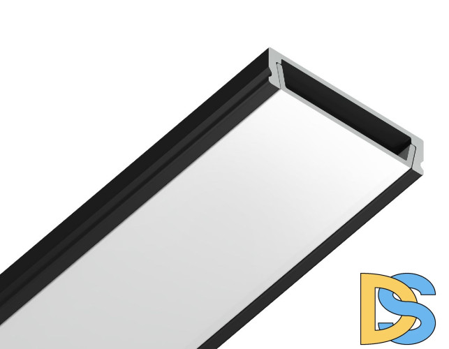 Алюминиевый накладной профиль Ambrella Light Alum Profile GP1800BK