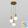 Подвесной светильник Eurosvet Bubble 50151/3 латунь