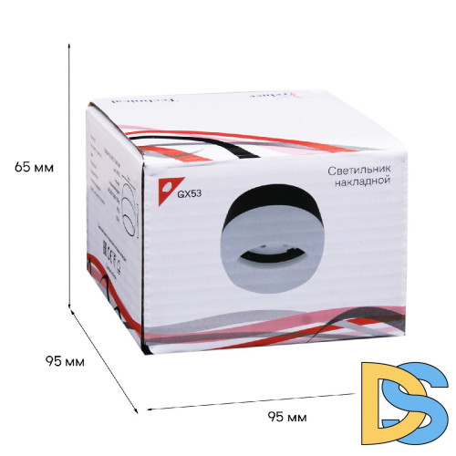 Накладной светильник Reluce 53008-9.5-001CT GX53 BK