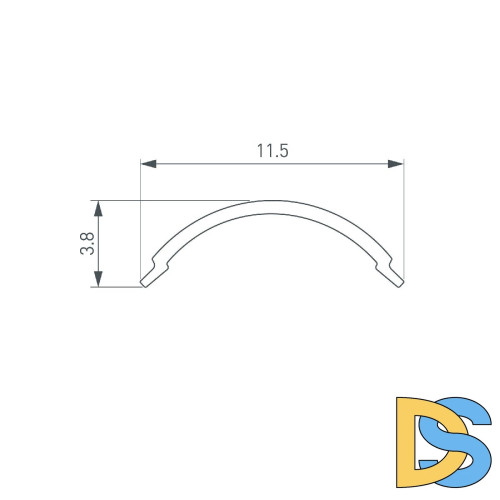 Экран Arlight SL-KANT-H10 ROUND OPAL 049167