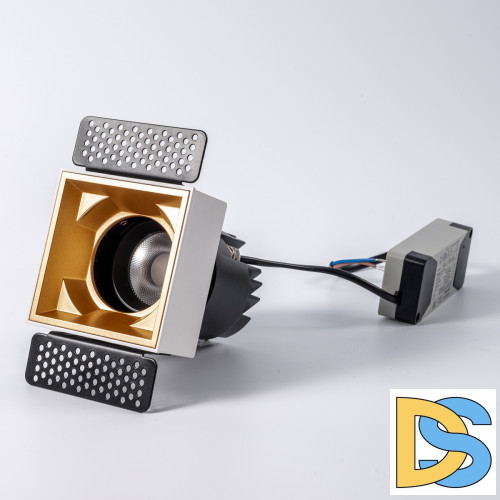 Встраиваемый светильник Fiberli 302T75 (квадратная рамка) 12130205